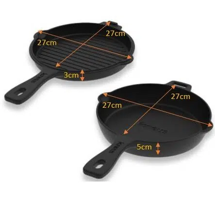 Igneus 2 Part Cast Iron Pan Set - Image 13