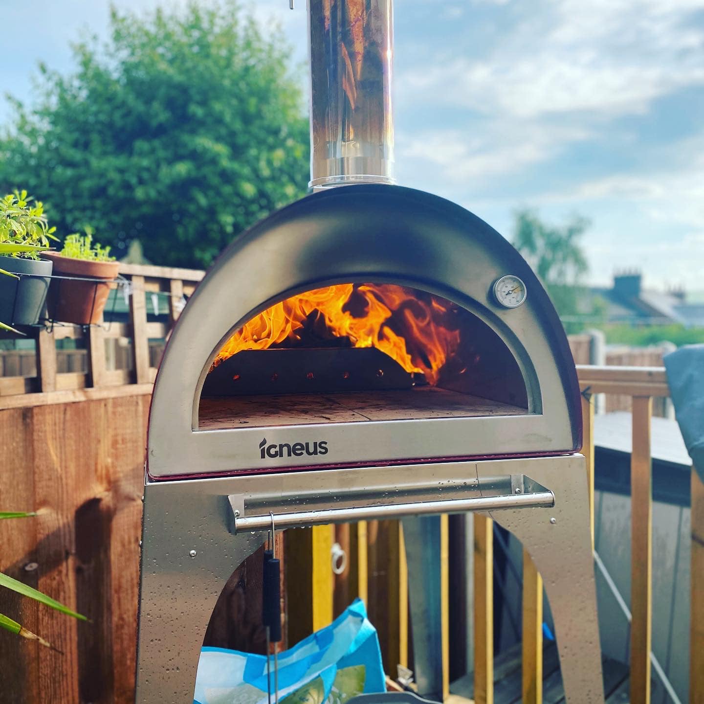 Igneus Classico pizza oven with stand