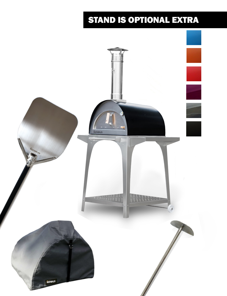 Igneus Classico pizza oven - Starter Bundle with stand