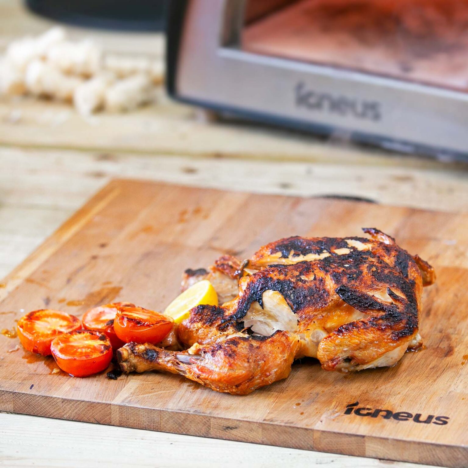 Igneus Pizza Prep Board - Roast Chicken