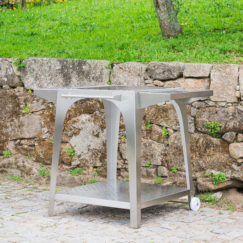 Igneus Classico pizza oven stand with 2 shelves