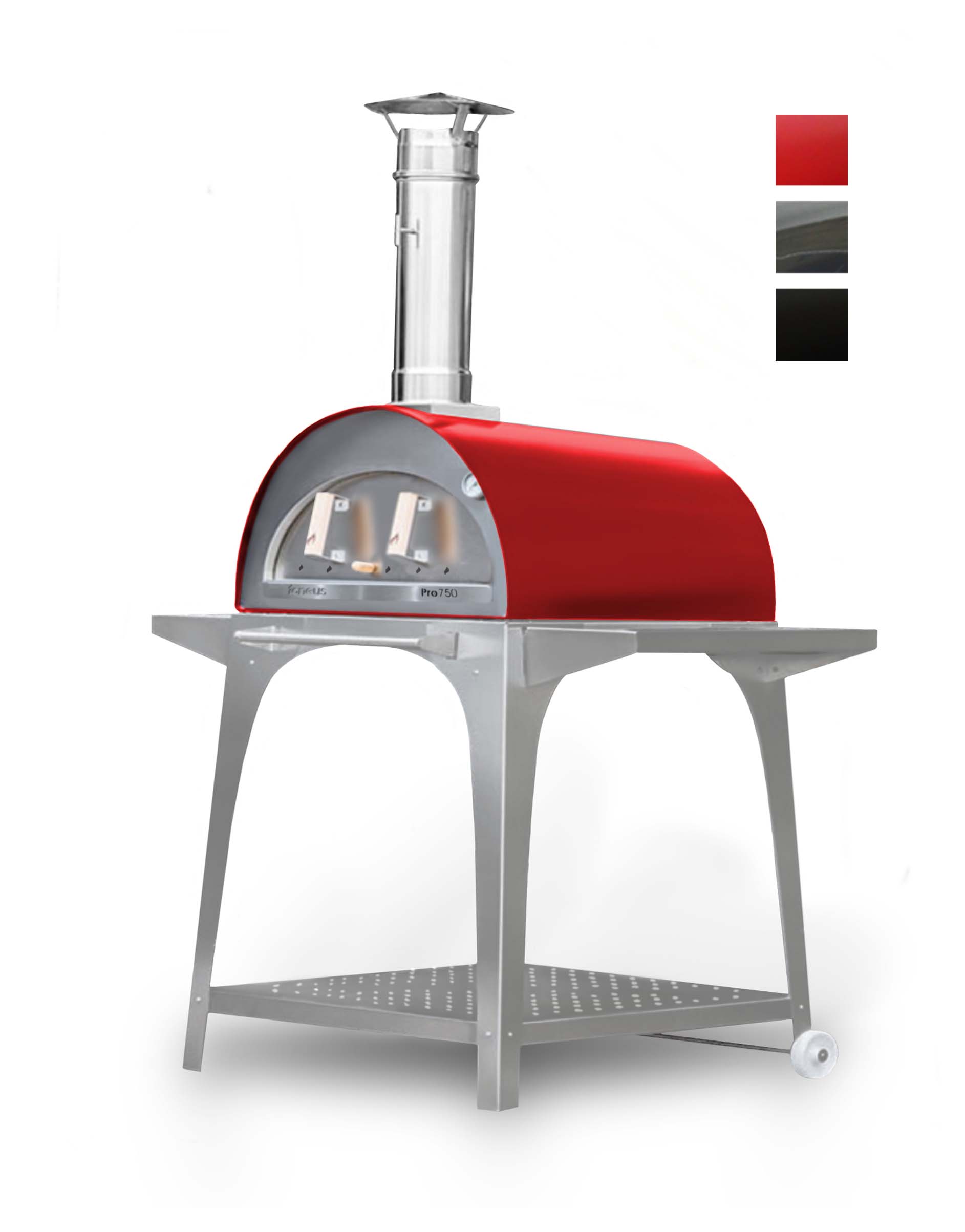 Igneus 750 wood fired pizza oven with stand