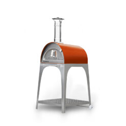 Igneus Bambino wood fired pizza oven with trolley stand - Antique Copper