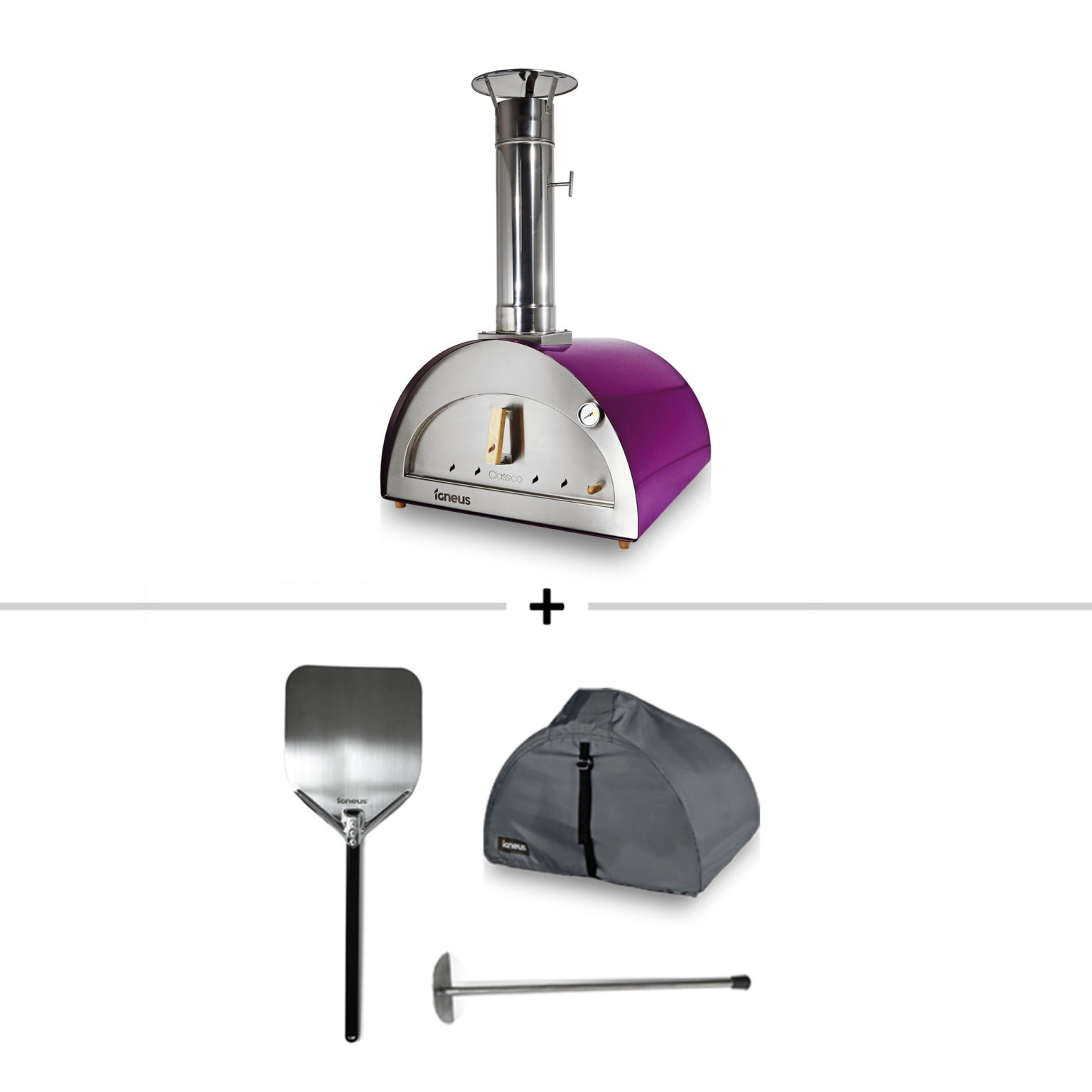 Igneus Classico Starter Bundle wood fired pizza oven