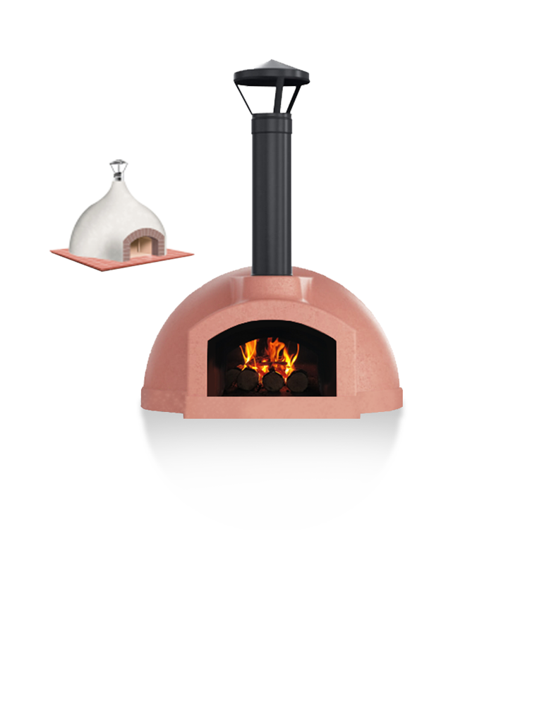 Igneus Stone 760 wood fired pizza oven with Render