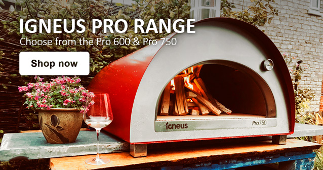 Igneus Pro Range wood fired pizza ovens -pro 600 and pro 750 - Igneus wood fired pizza ovens uk