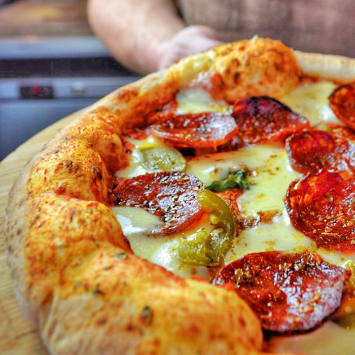 Pepperoni pizza - Igneus wood fired pizza ovens UK