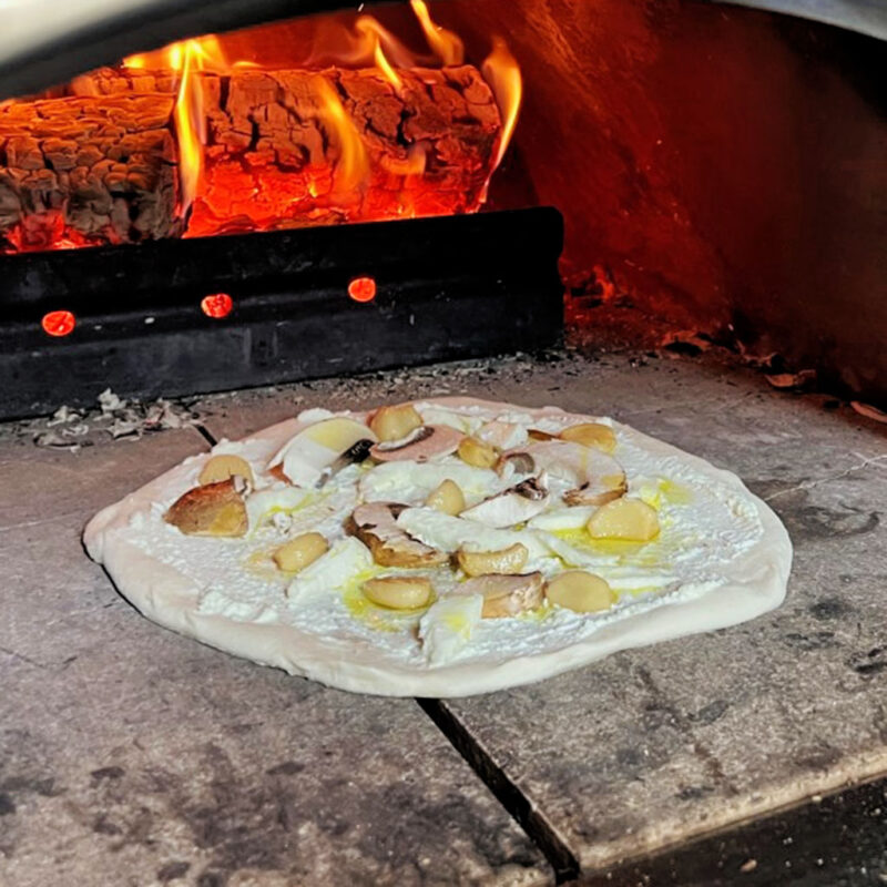 Confit Garlic & Mushroom Pizza - Igneus wood fired pizza ovens