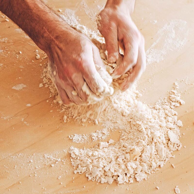 Flour - dough - igneus wood fired pizza ovens uk