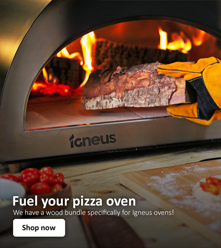 Igneus pizza oven wood bundle - pizza oven fuel uk