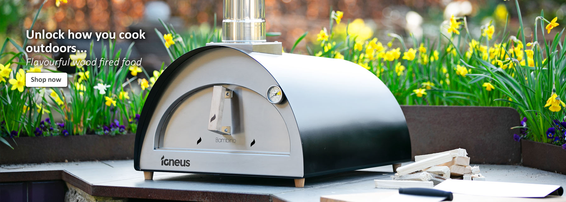 Igneus Bambino wood fired pizza oven