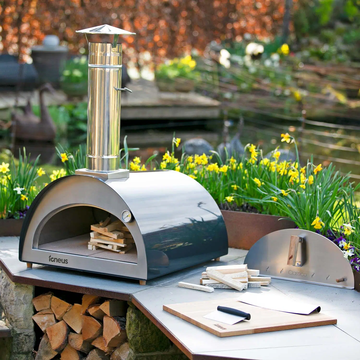 Igneus Classico wood fired pizza oven