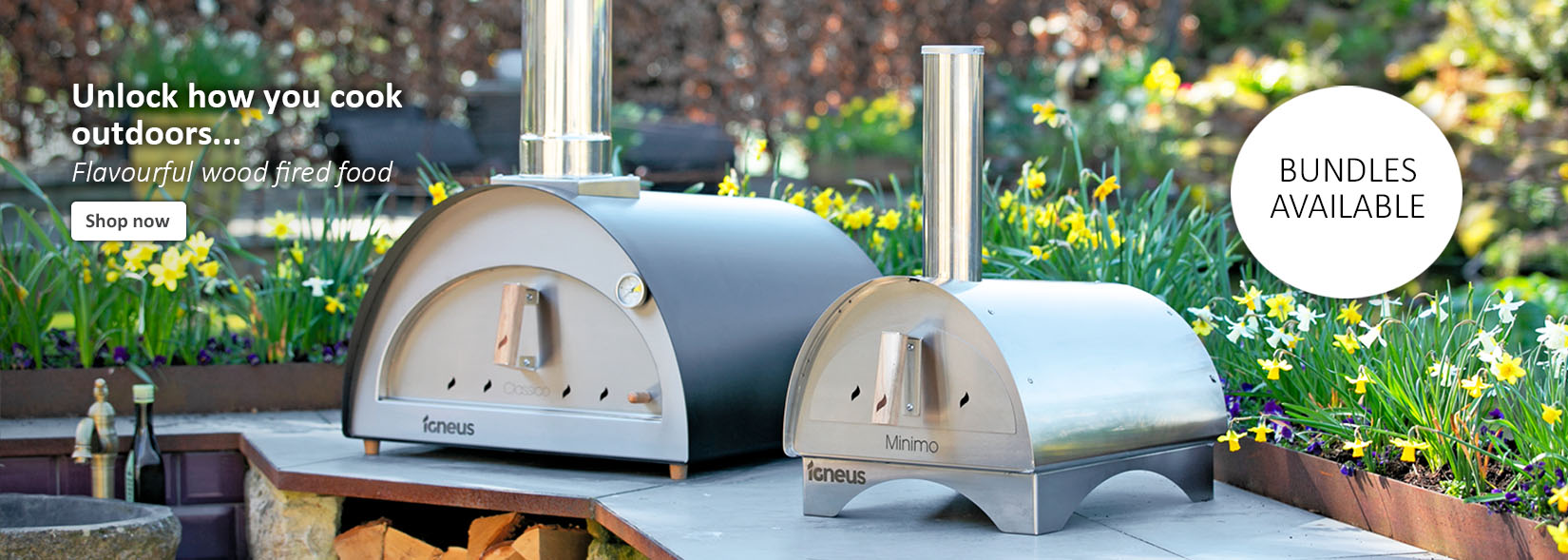 Igneus wood fired pizza ovens - igneus classico - igneus minimo