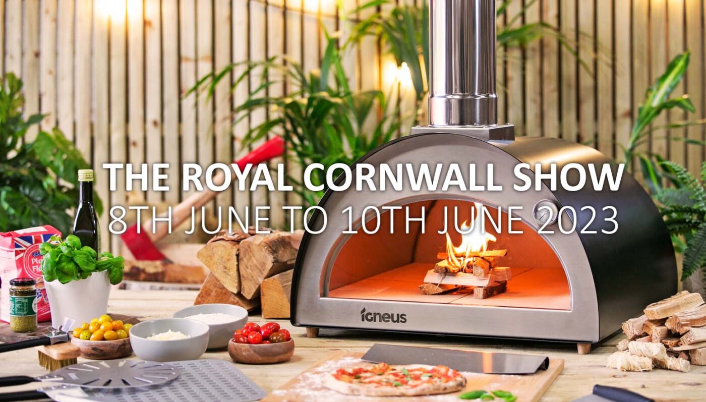 Royal Cornwall Show - igneus wood fired pizza ovens -