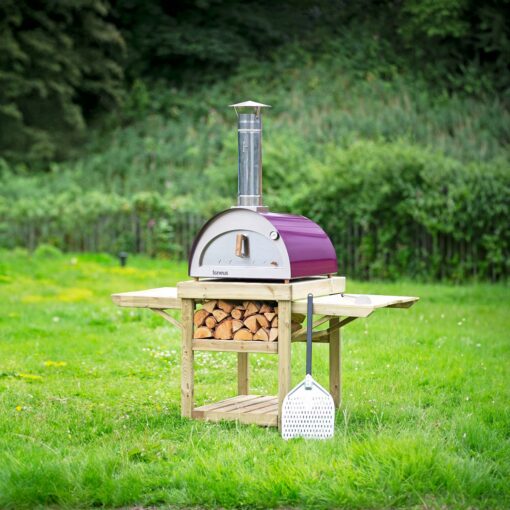 Wooden Pizza Oven Stand - Igneus Classico wood fired pizza oven -