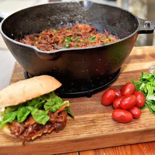 Igneus 3 part cast iron pan set - casserole pan