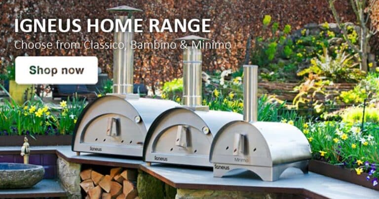 Igneus Home Range wood fired pizza ovens
