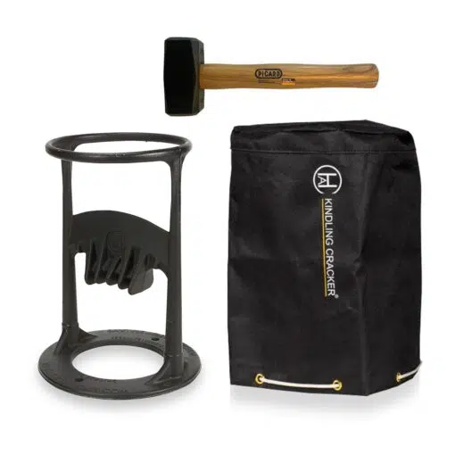 Kindling Cracker with hammer and cover