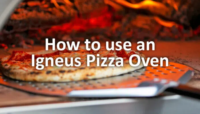 how to use an igneus pizza oven